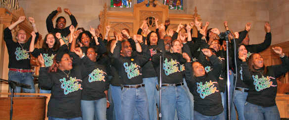 Shades of Praise Interracial Gospel Choir in concert
